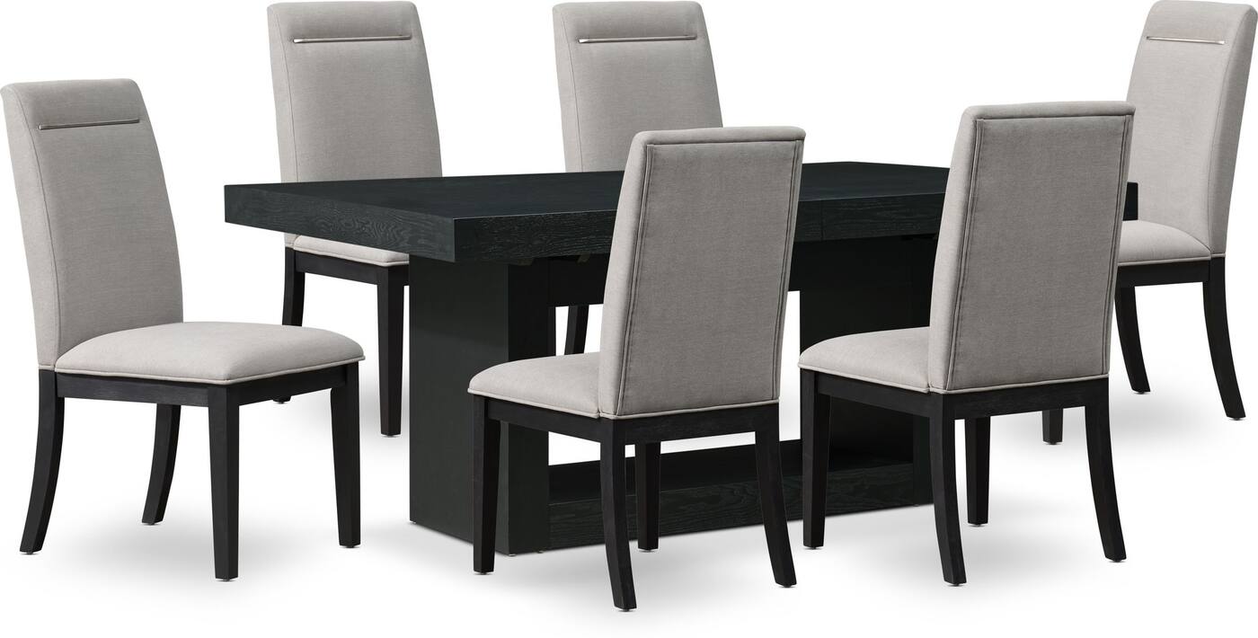banks black and gray  pc dining room   