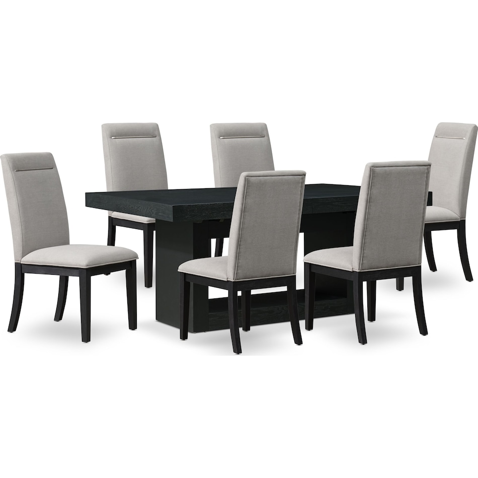 banks black and gray  pc dining room   