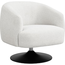 barbara neutral swivel chair   