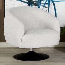 barbara neutral swivel chair   