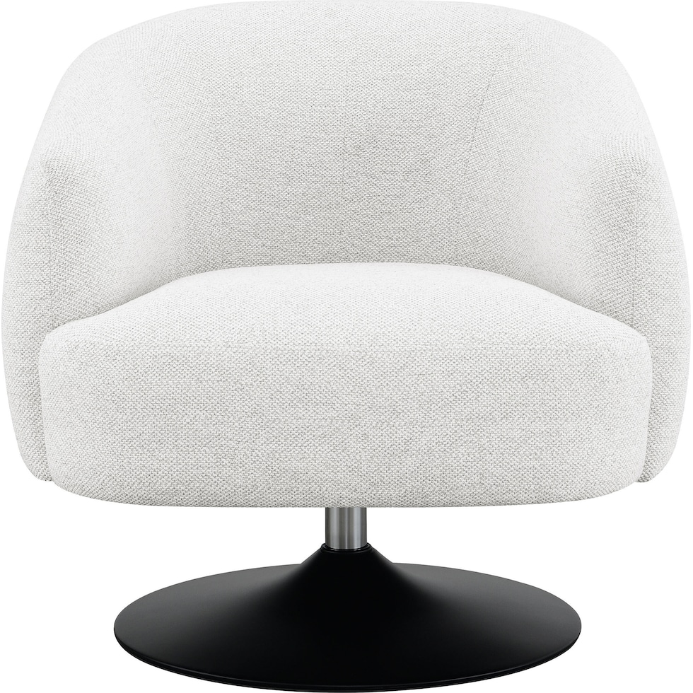 barbara neutral swivel chair   