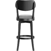 bari black bar stool   