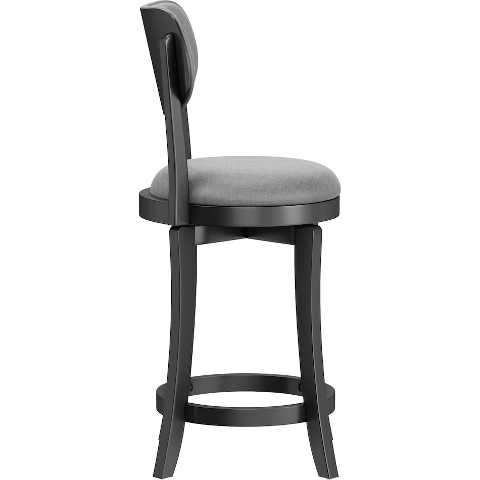 bari black counter height stool   