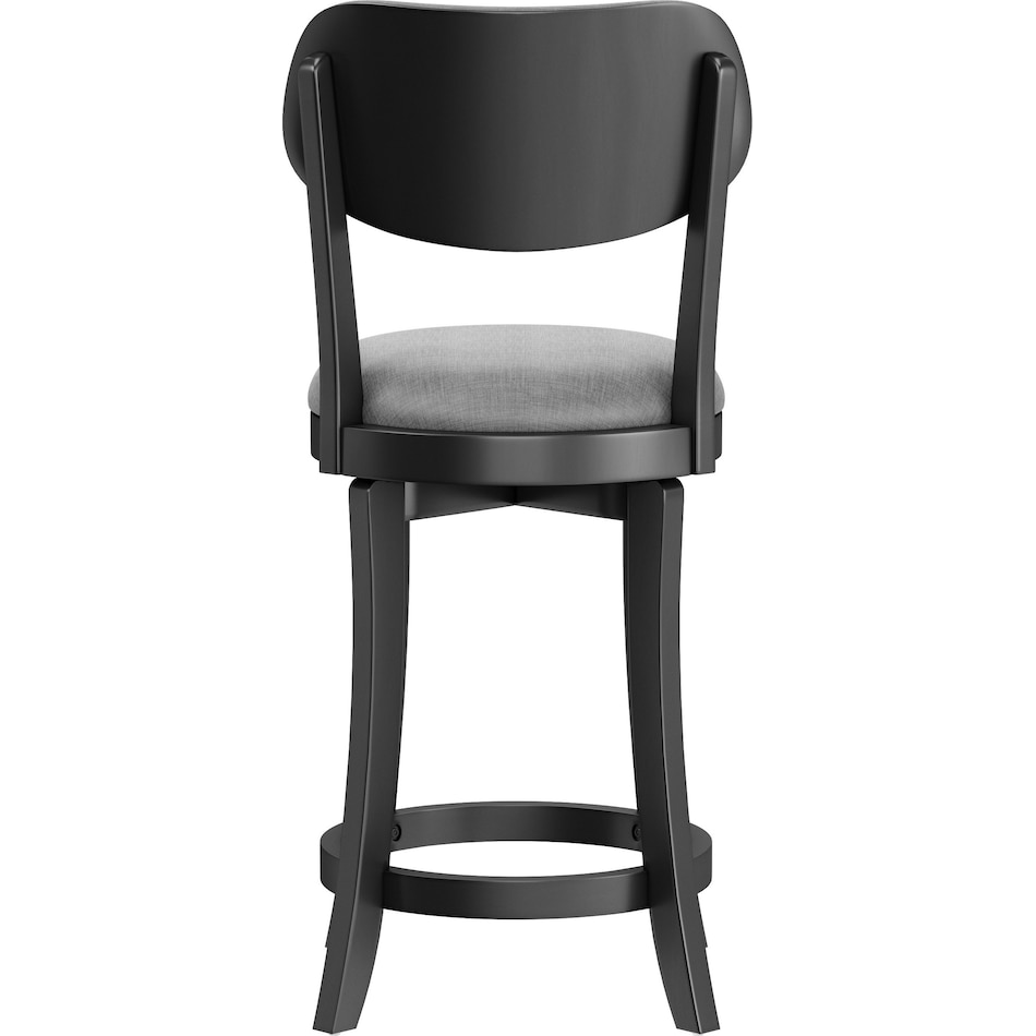 bari black counter height stool   