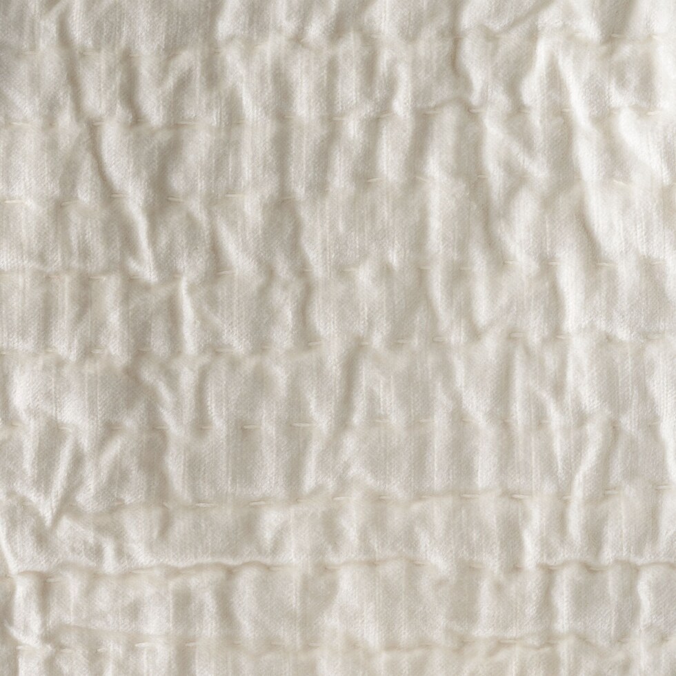 bari cream pillow sham   