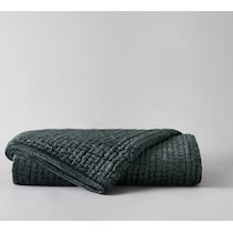 bari green queen quilt   