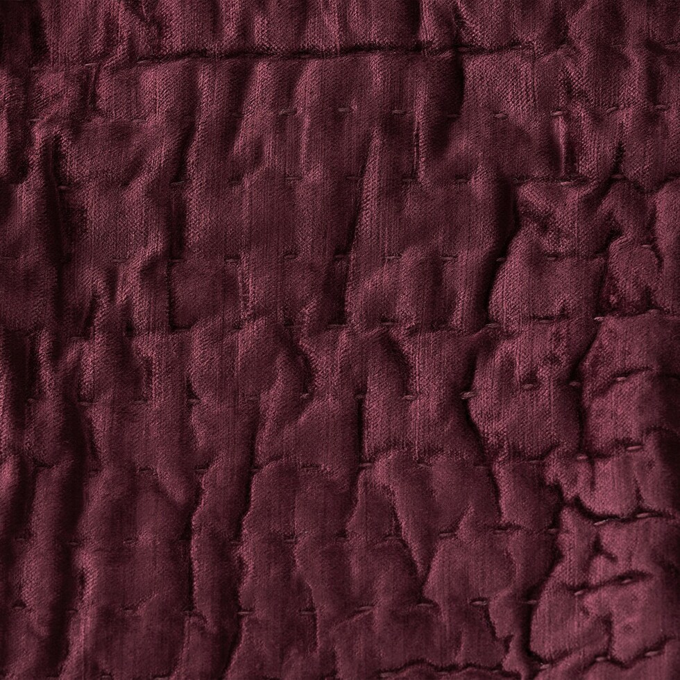 bari red pillow sham   