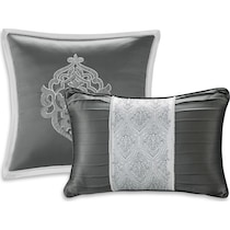 barker gray king bedding set   