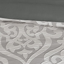 barker gray king bedding set   