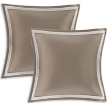 barker light brown king bedding set   