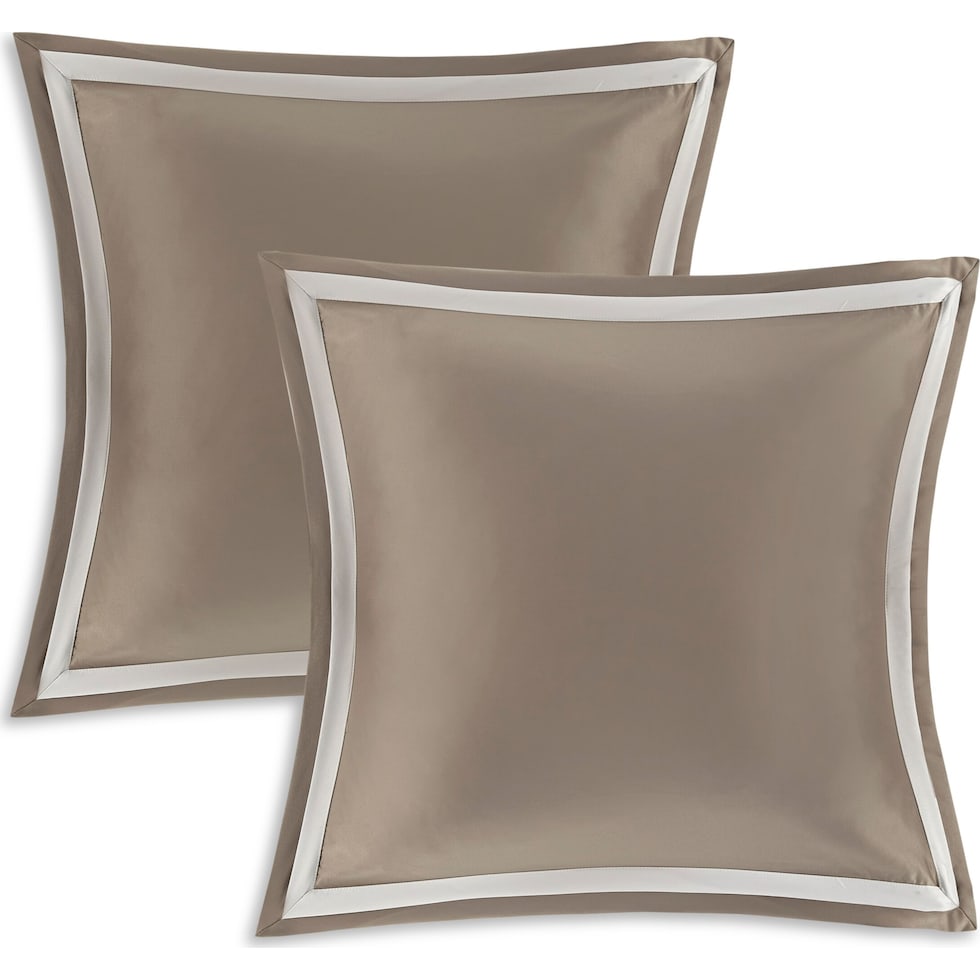 barker light brown king bedding set   