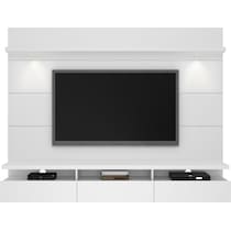 barlow white entertainment wall unit   