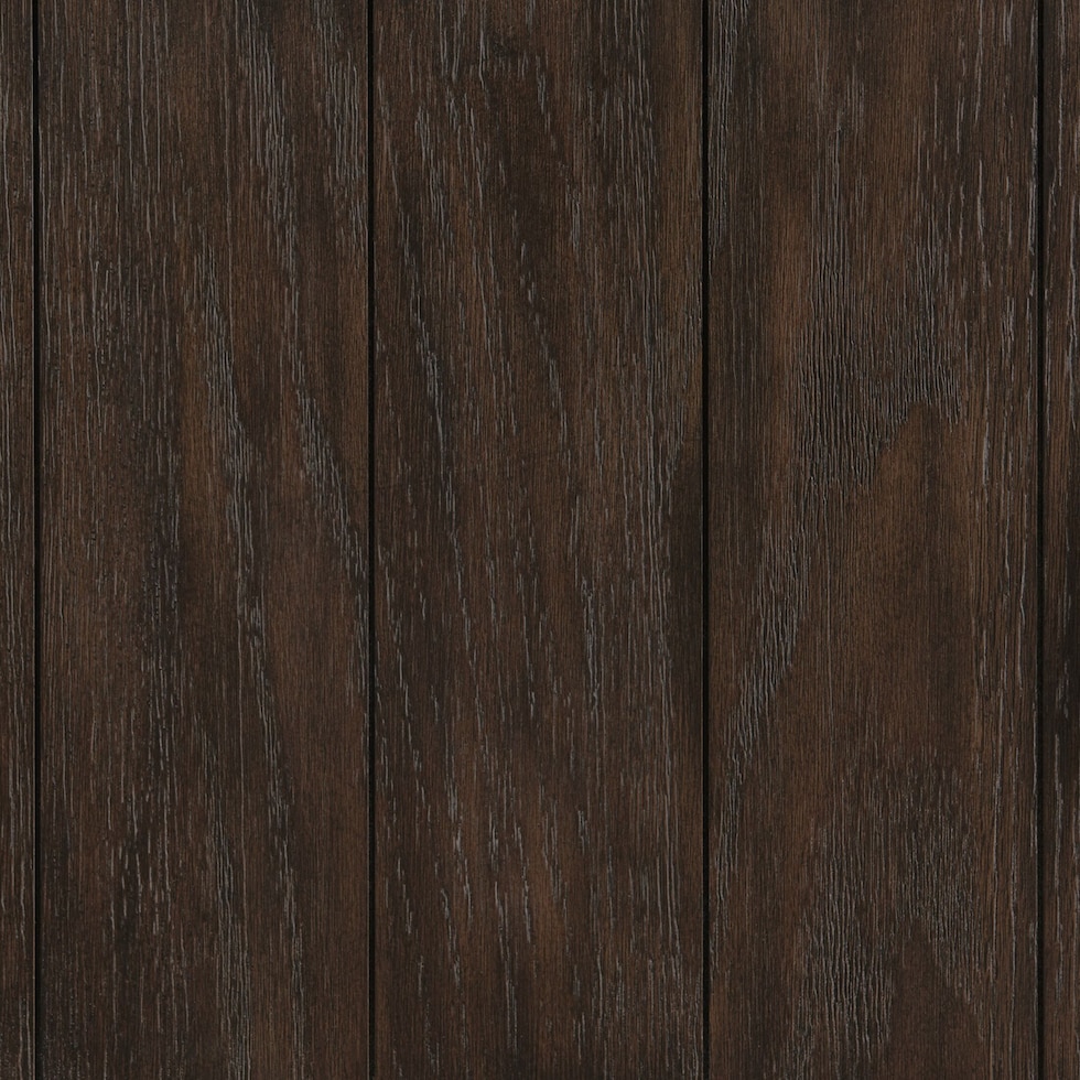 barn door dark brown king bed   