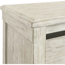 barn door white chest   