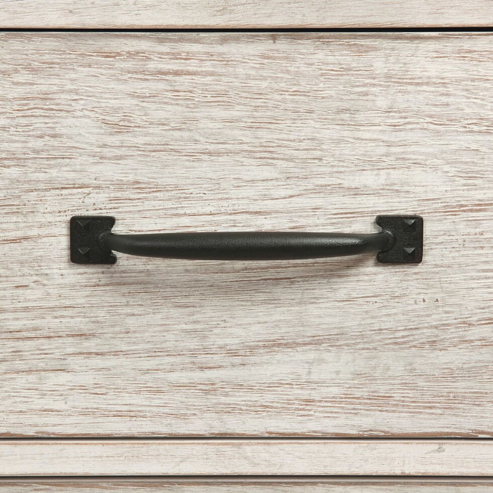 barn door white chest   