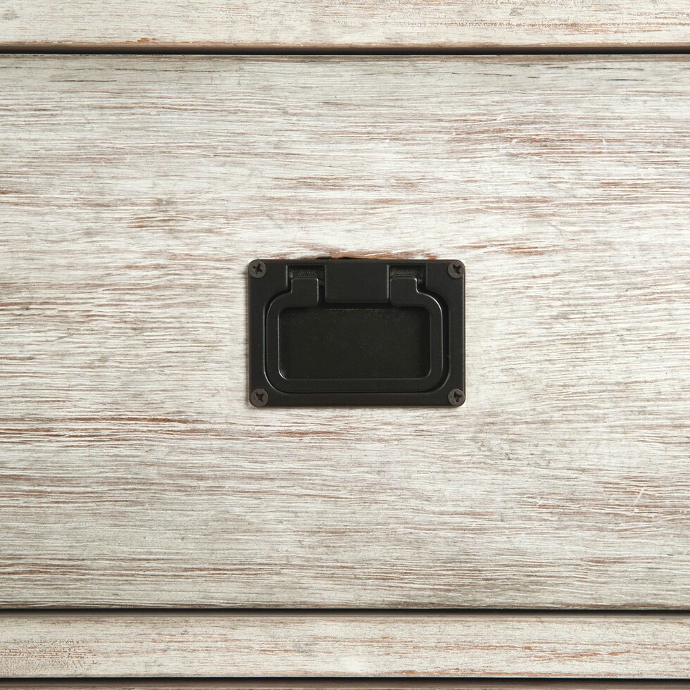 barn door white chest   