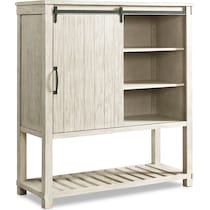 barn door white gentlemans chest   