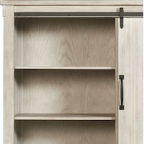 barn door white gentlemans chest   