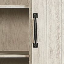 barn door white gentlemans chest   