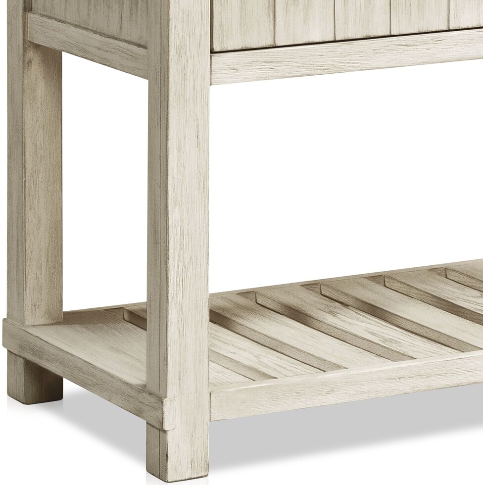 barn door white gentlemans chest   