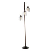 barnes bronze floor lamp   