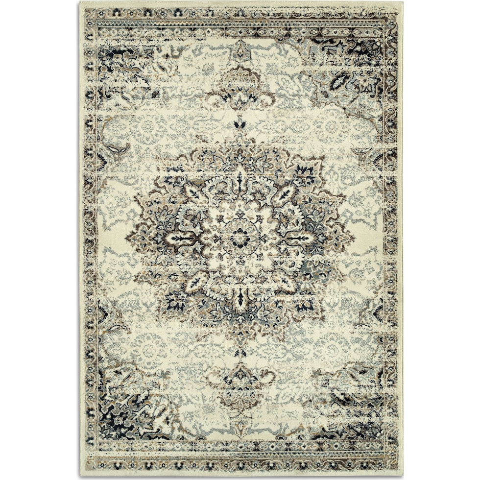 barrera white area rug  x    