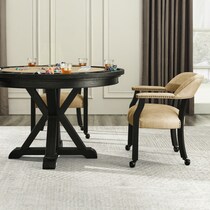 barrett black gaming table   
