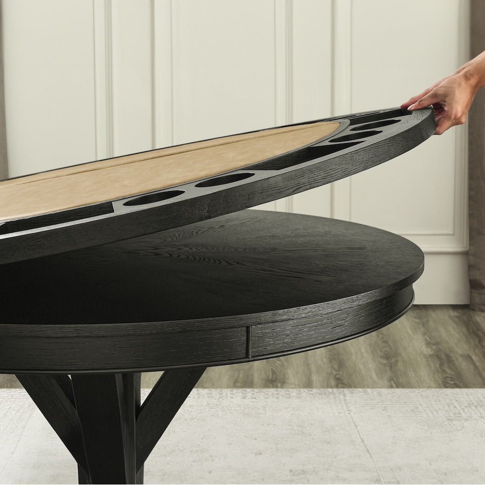 barrett black gaming table   