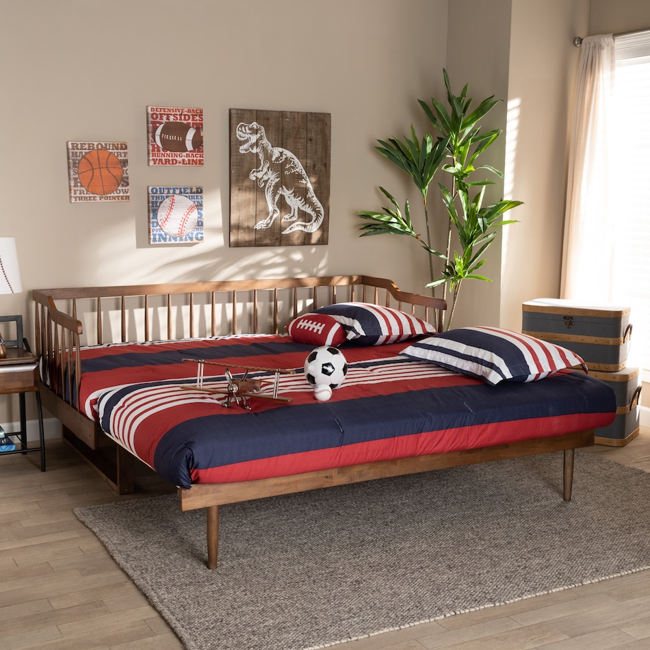 barrett dark brown daybed   