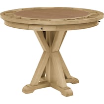 barrett light brown gaming table   