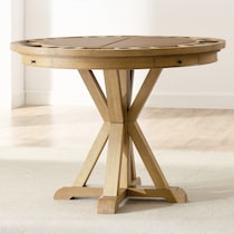 barrett light brown gaming table   