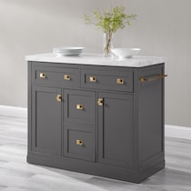 bartlett gray kitchen island   