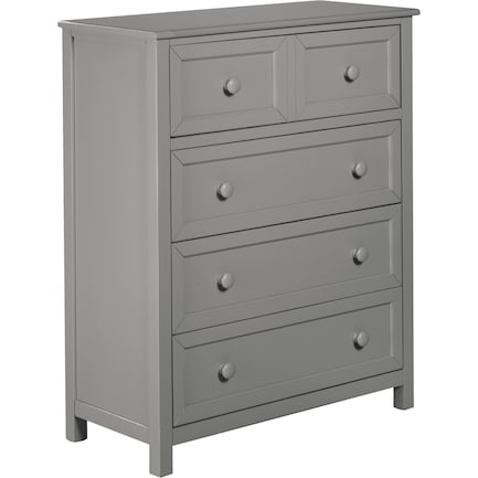 Bartly 4 Drawer Chest - Gray