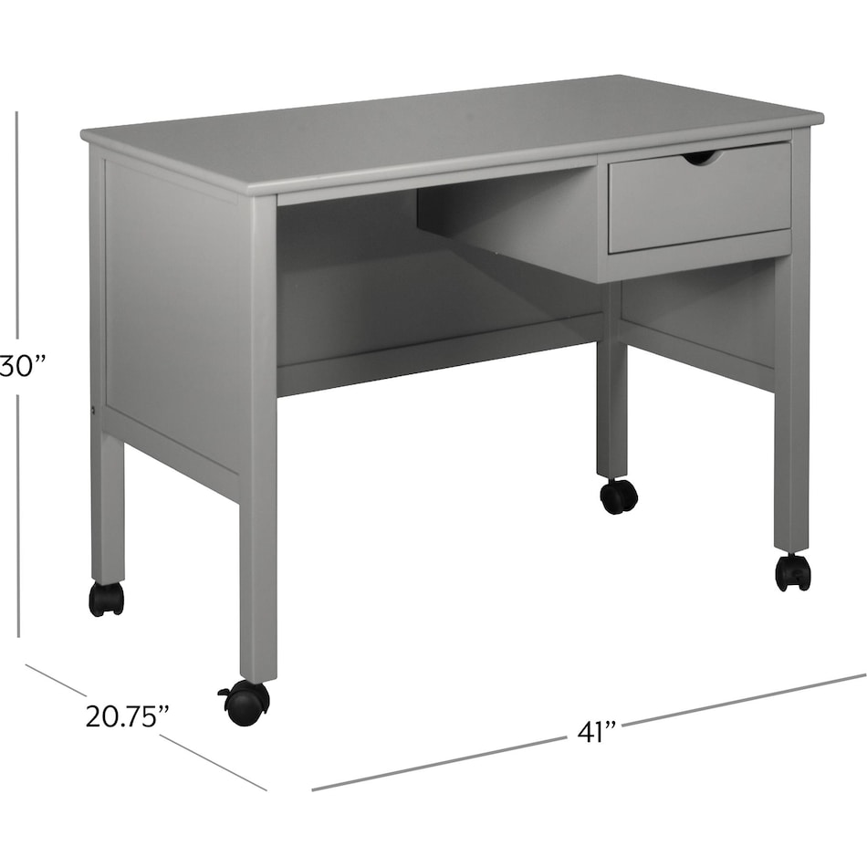 bartly gray desk   