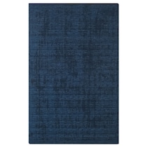 basics dark blue blue area rug ' x '   