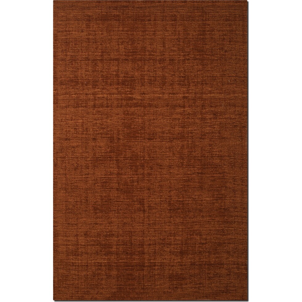 basics orange orange area rug ' x '   