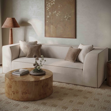 Basil Linen Sofa