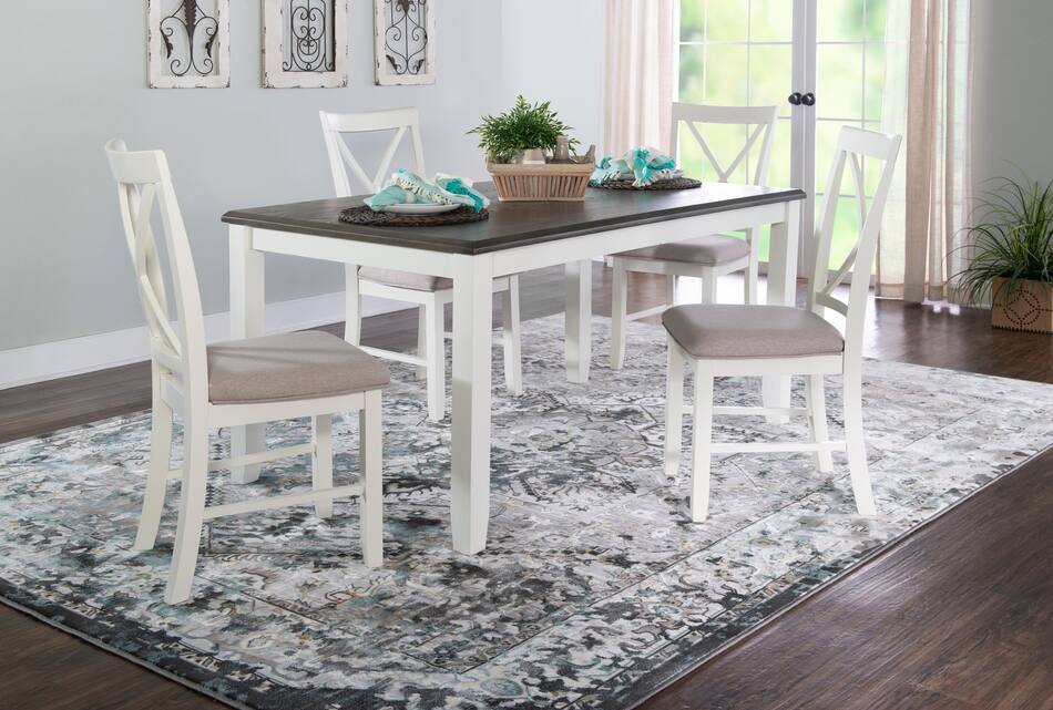 Bassett 5Piece Dining Set Value City Furniture