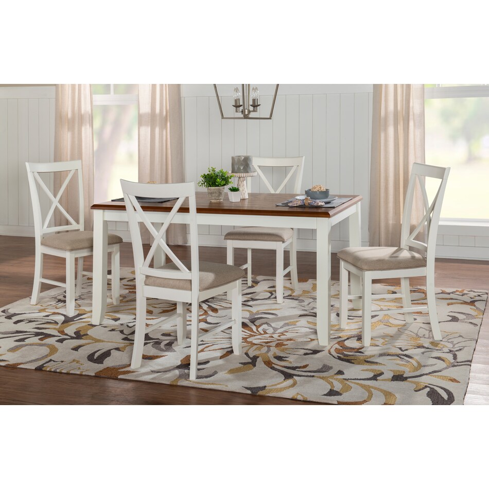 Bassett 5Piece Dining Set Value City Furniture