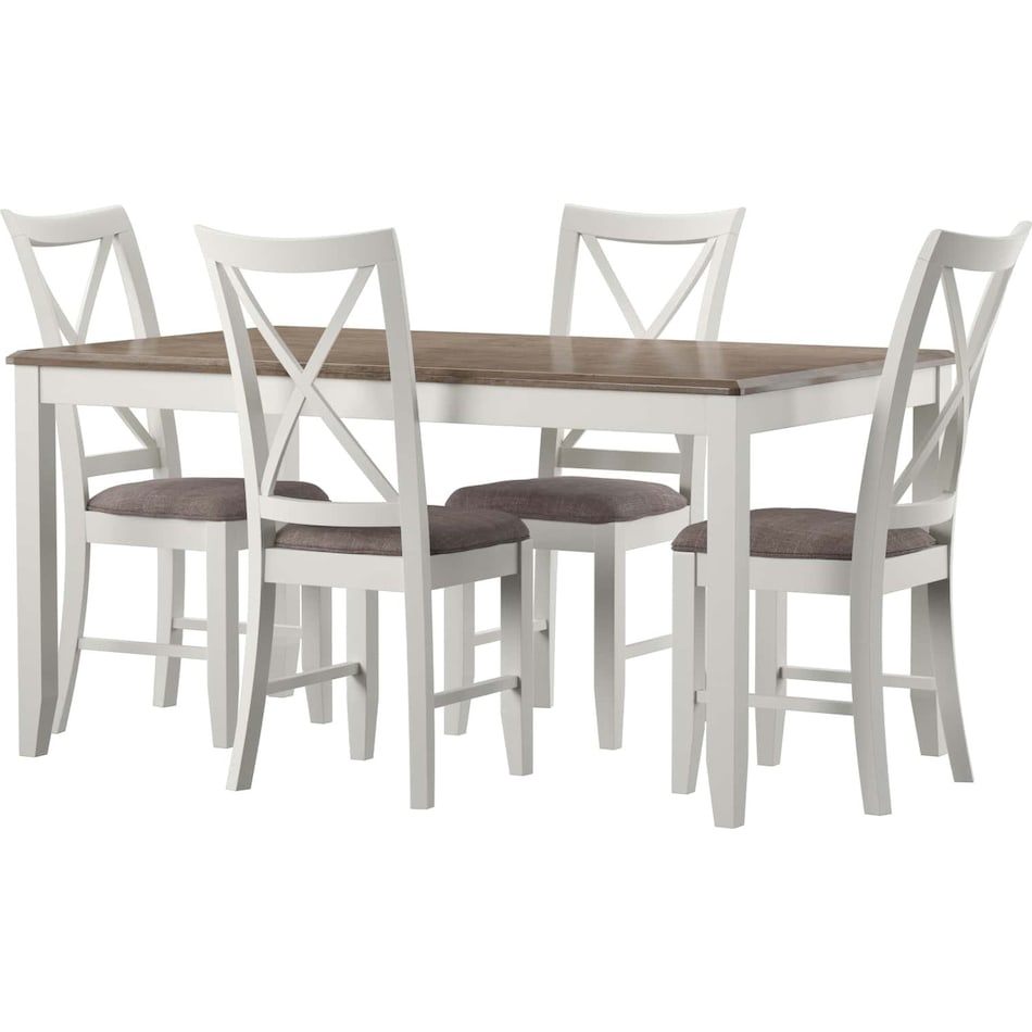Bassett 5Piece Dining Set Value City Furniture