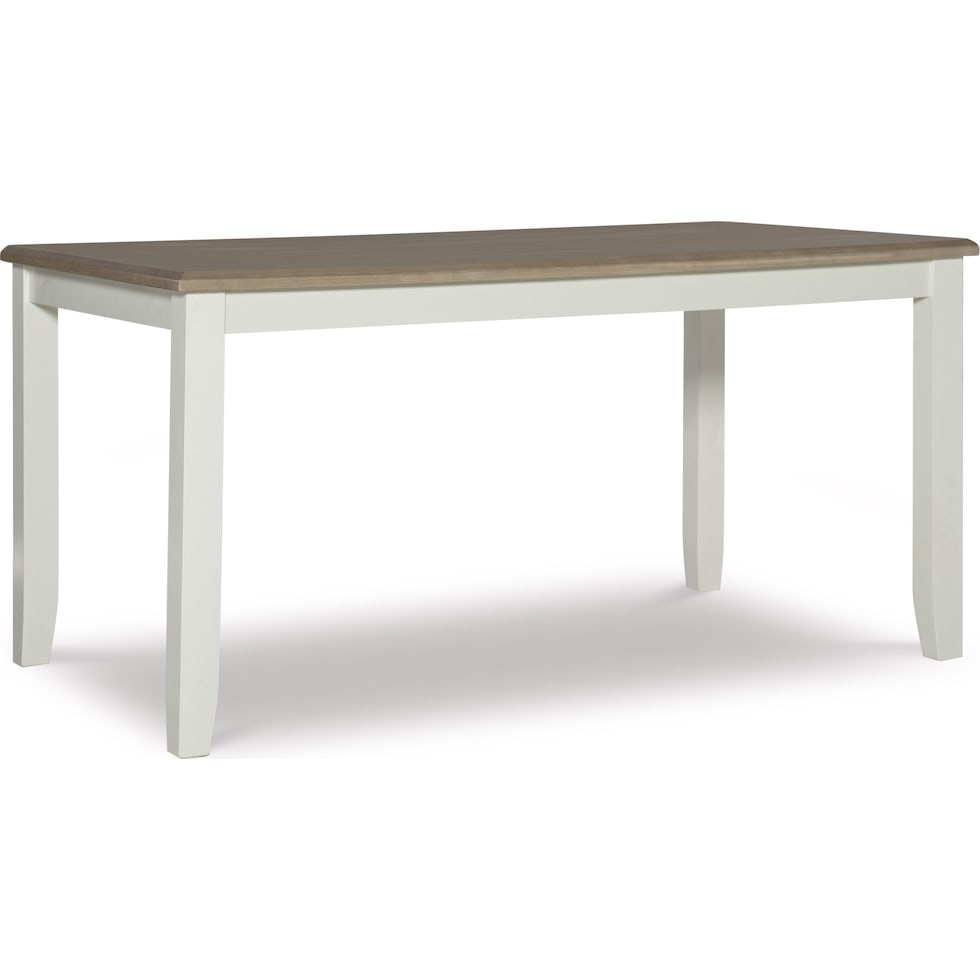 bassett white  pc dining room   