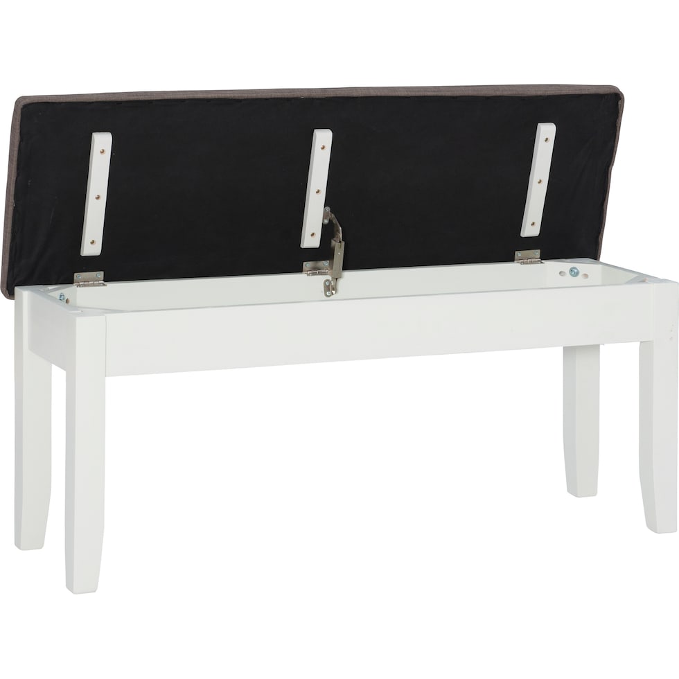 bassett white bench   