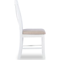 bassett white chair   