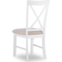 bassett white chair   