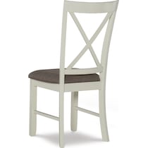 bassett white chair   