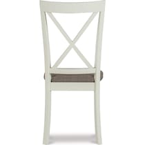 bassett white chair   