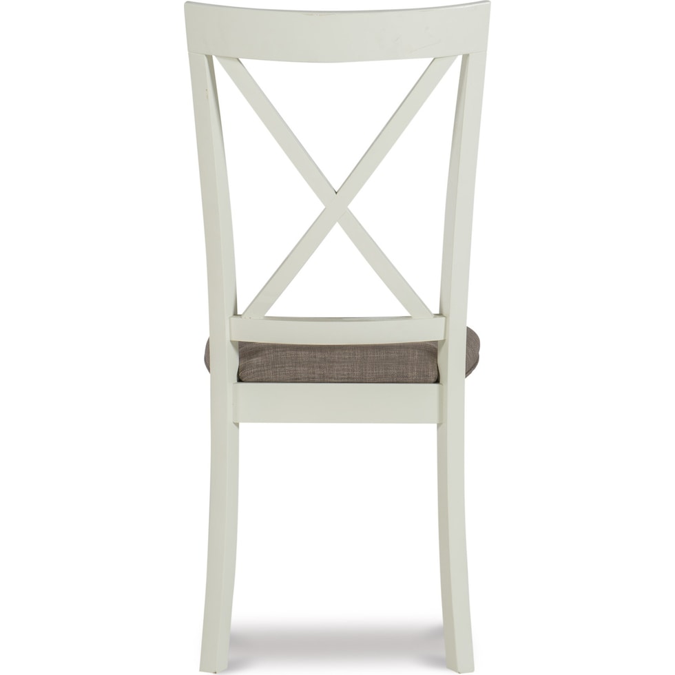 bassett white chair   