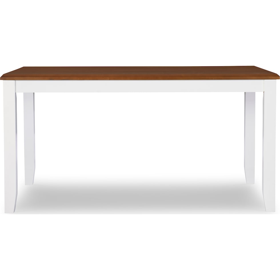bassett white dining table   