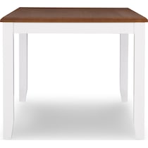 bassett white dining table   