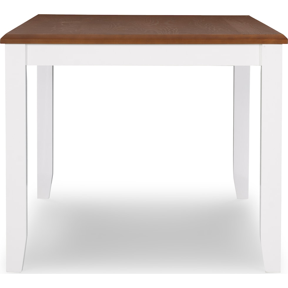 bassett white dining table   